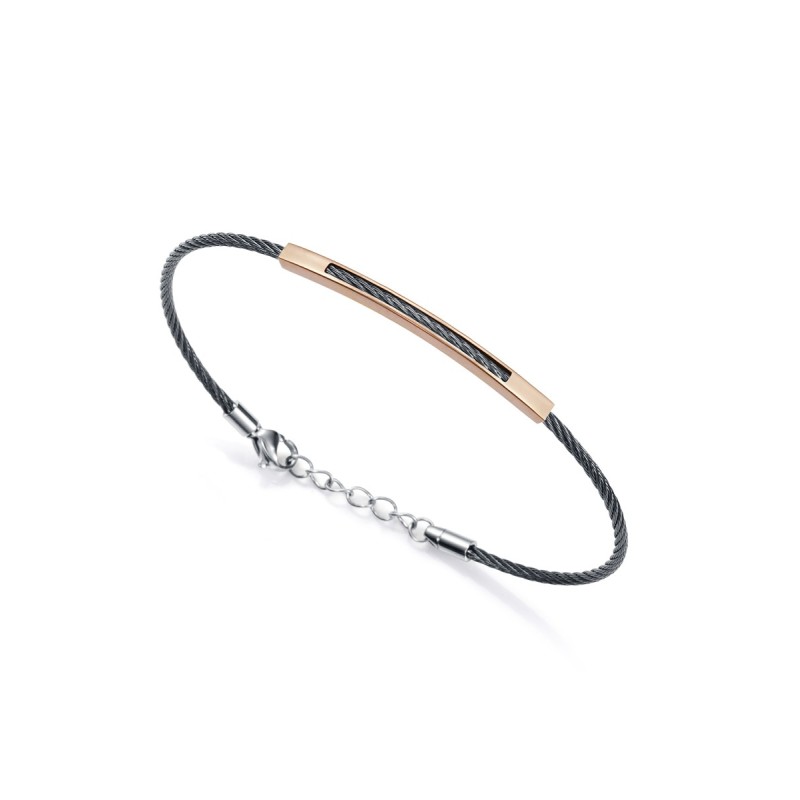 PULSERA CABLE Y PLACA