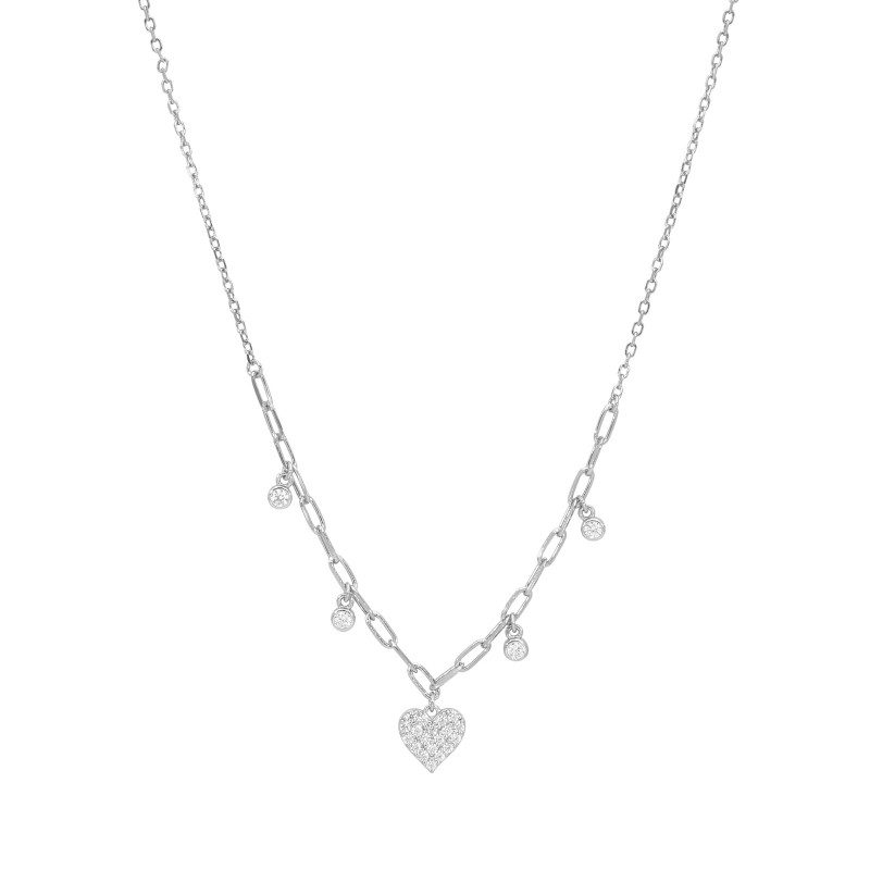 COLLAR CORAZON PLATA 1 LEY