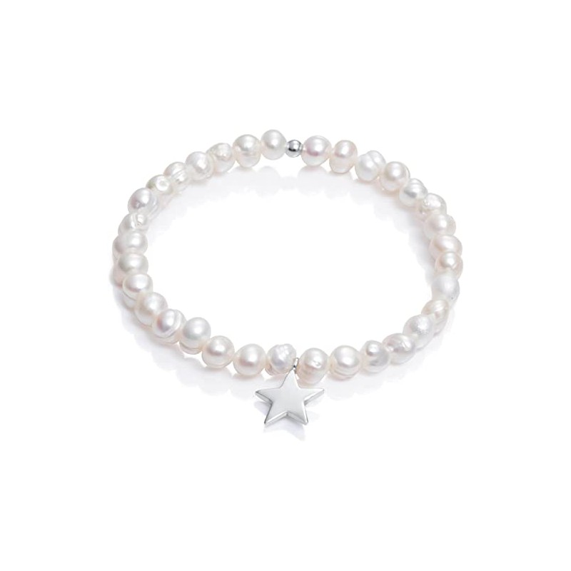 PULSERA PLATA 1 LEY PERLA