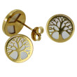 PENDIENTES NACAR ARBOL VIDA ORO 