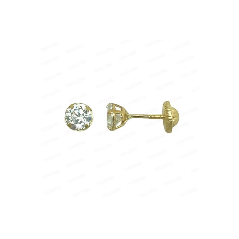 PENDIENTES ORO LUNA