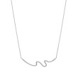 COLLAR PLATA ABSTRACT