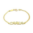 PULSERA NOMBRE ORO 750 MLS