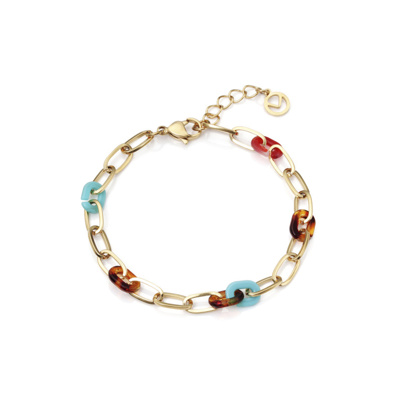 PULSERA ACERO DORADO VICEROY