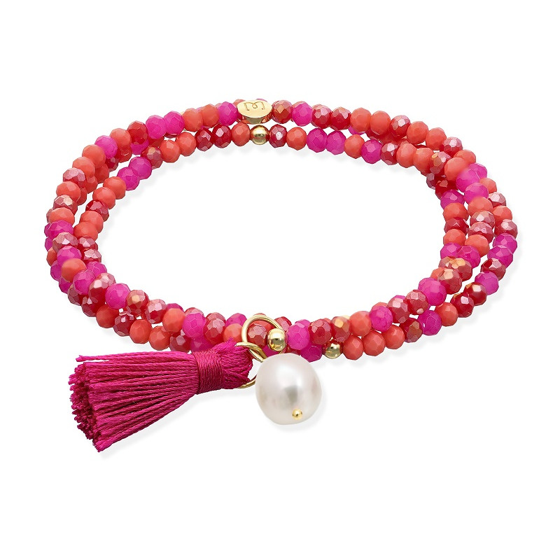 PULSERA ZEN BUGANVILLA PERLA