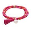 PULSERA ZEN BUGANVILLA PERLA