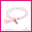 PULSERA LAZO ROSA SOLIDARIA