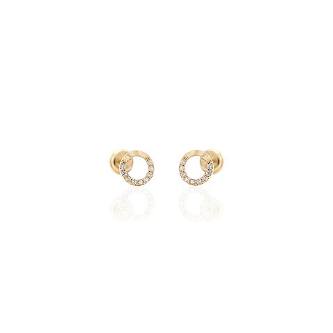 PENDIENTES CIRCULO ORO