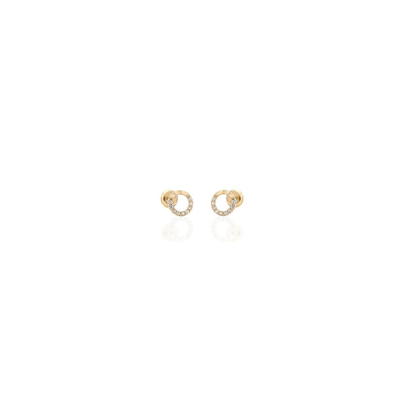 PENDIENTES CIRCULO ORO