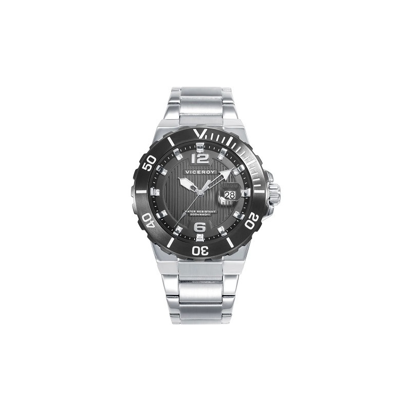 RELOJ ACERO GRIS HOMBRE