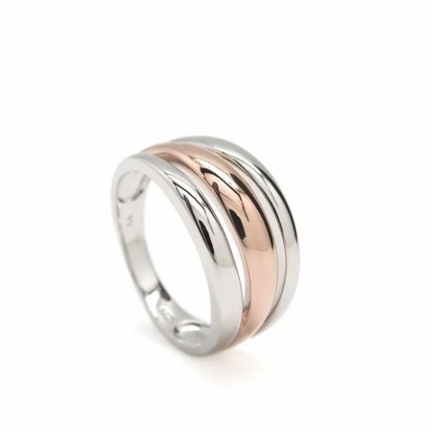 ANILLO BICOLOR PLATA 1 LEY