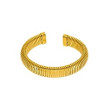 PULSERA ACERO DORADO